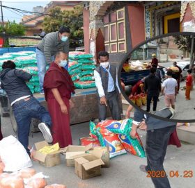 नेपाल दलित संघ र नेपाल दलित बिधार्थी संघको संयुक्त आयोजनामा ३०० परिवारलाई राहात वितरण