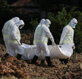 गुल्मीका कोरोना संक्रमितको शव जंगलमा गाडियो