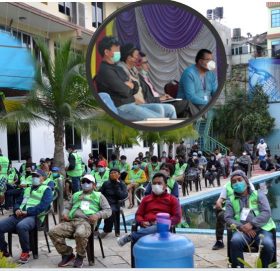 दिपक लामाको नेतृत्वमा ६०० स्वमसेवकहरुलाई परिचालन, दिपक रिसालद्वारा संबोधन