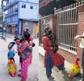 नेपाल दलित संघ र नेपाल दलित विद्यार्थी संघको संयुक्त आयोजनामा राहत वितरण अभियान अझै जारी