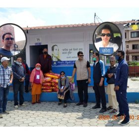 कोरोना महामारीको बेला गणेश दंगालले अमेरिकाबाट गोकर्नेश्वोर न.पा. मा गरे सहयोग