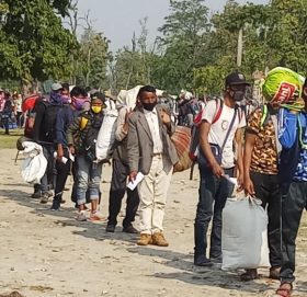 सरकारले भारतबाट फर्किने नेपालीका लागि २० नाका तोक्यो