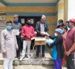 नेपाल दलित बिधार्थी संघ रामेछापद्वारा स्वास्थ्य सामाग्री हस्तान्तरण