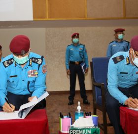 नेपाल प्रहरीको कार्ययोजना-२०७७ सार्वजनिक तथा कार्यसम्पादन सम्झौता पत्रमा हस्ताक्षर कार्यक्रम सम्पन्न