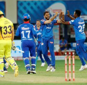 आईपीएलमा दिल्लीको दोस्रो जित, चेन्नई ४४ रनले पराजित