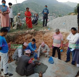 रामेछापमा नेपाली कांग्रेसको पार्टी कार्यालय भवन निर्माण तिवृ : सहयोग गर्न सभापतिको आह्वन