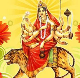 दशैंको तेस्रो दिन माता चन्द्रघण्टाको पूजाअर्चना