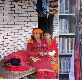 मन्त्री ढुङ्गेल र प्रमुख जिल्ला अधिकारी शर्माद्वरा आगोलागीमा परी ज्यान गुमाएका बलक प्रती दुःख ब्यक्त