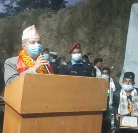 बागमगी प्रदेशभरीका प्रहरीलाई कुनै पनि चिजको अभाव हुन दिन्न :कानूनमन्त्री जम्कट्टेल