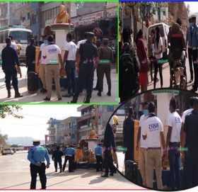 सडक दुर्घटना न्यनिकरण,कोरोनाबाट बच्न र बचाउन रासमको सडक अभियान (भिडियोसहित)