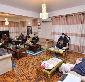 सबै सुरक्षा निकायसंग ओलीको निर्देशन तथा छलफल