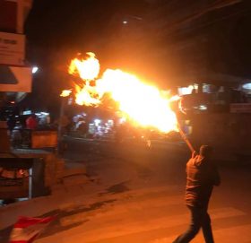 कांग्रेस नेता रामचन्द्र पौडेलको रिहाइको माग गर्दै रामेछापमा राँके जुलुस् पर्दशन (फोटोफिचर)