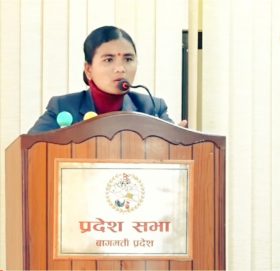 मुलुकको विकास गर्ने हो भने प्रदेश सरकार खारेज गर्नु पर्छ-प्रदेश साँसद रिता माझी