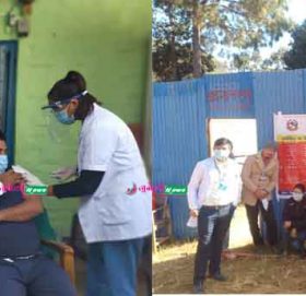 रामेछापमा पहिलो दिन ३१ जनाले लगाए कोरोना बिरुद्धको खोप : ढुक्क भएर लाउन स्वास्थ्य प्रमुखको आह्वन