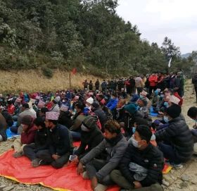 खाँडादेवीमा प्रचण्ड-नेपाल समूहको पालिका स्तरिय भेला सम्पन्न