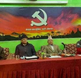 हस्यािँ-हतौडा साँची राखेर सुरु भयो प्रचण्ड-नेपाल समूहको स्थायी कमिटीको बैठक (फोटोमा)