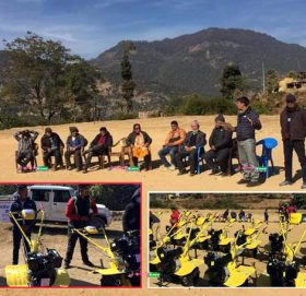 उमाकुण्ड र गोकुलगंगा गाउँपालिकाका कृषकलाई अनुदानमा ट्याक्टर तथा कृषि औजार वितरण