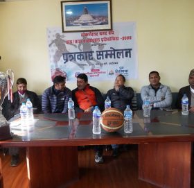  गोकर्नेश्वोर नगरपालिका युवा तथा खेलकुद समितिद्वारा बास्केटबल तर्फको नगर कप हुने