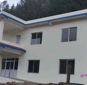 चुचुरेको वडा कार्यालय उत्घाटनको तयारीमा