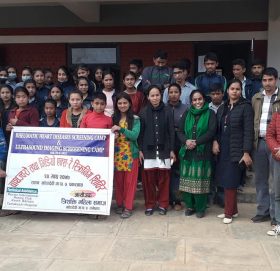 खाँडादेवीमा महिलाको पाठेघर सम्बन्धि लक्षित स्वास्थ्य शिविर : ५३ जनाले सेवा लिए