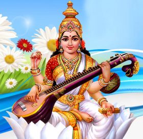 आज विद्याकी देवी सरस्वतीको पूजा गरिदै