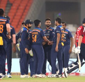 इङल्याण्डविरुद्धको टी-२० सिरिज भारतले जित्यो