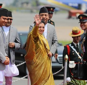 राष्ट्रपति भण्डारी स्वदेश फिर्ता