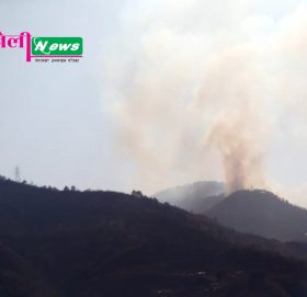 मन्थलीको भलुवाजोरमा भिषण आगोलागी (भिडियोसहित)