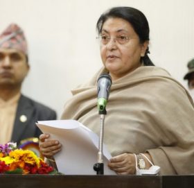 महिलाहरूले हासिल गरेका राजनीतिक, आर्थिक र सामाजिक उपलब्धीहरूलाई महिला अधिकार तथा लैङ्गिक समानतामा लगाउनु पर्छ-राष्ट्रपति भण्डारी