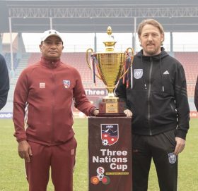 त्रिदेशीय फुटबलमा नेपालले र बङ्गलादेशबीच फाइनल खेल हुदै