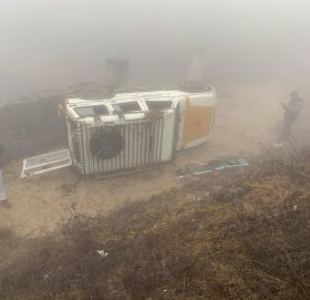 गोकर्णेश्वरका मेयर चालिसे चढेको गाडी ताप्लेजुङ्गमा दुर्घटना, काठमाडौँ आउदै