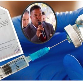 कोभिड १९ खोप लगाउन वडा अध्यक्ष राजेन्द्र भण्डारीको आफ्नो वडा बसिहरुलाई सूचना