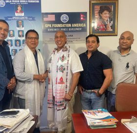 गिरीजा प्रसाद कोईराला फाउन्डेशन अमेरीका च्याप्टरको पहलमा एनआरएनए अमेरिकाको भवन निर्माण हुने