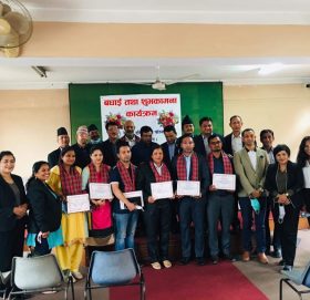 १२ जना सरकारी वकिलहरुलाई नेशनल दलित लयर्स फोरमको सम्मान