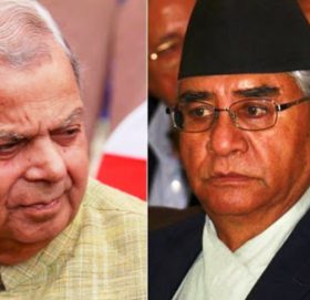 प्रधानमन्त्री देउवा र जसपाको महन्थ ठाकुर पक्षका शीर्ष नेताहरुबीच भेटवार्ता