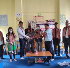 शान्ति नेपाल प्रतिष्ठानद्वारा गोकर्णेश्वोरको श्री राम जानकी बिधालयलाइ शैक्षिक सामग्री वितरण