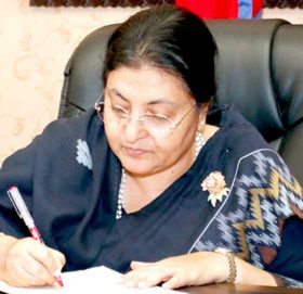 राष्ट्रपति भण्डारीद्धारा प्रतिनिधि सभा र राष्ट्रिय सभाको संसद् अधिवेशन आह्वान