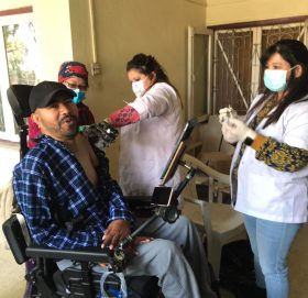 नेपाल अपाङ्ग संघमा गोकर्णेश्वर नगरपालिकाको सहयोगमा बुस्टर खोप लगाइयो