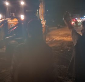 जोरपाटीमा ढलको पहिलो चरणको काम सम्पन्न, सानो बजार जोखिमबाट मुक्त