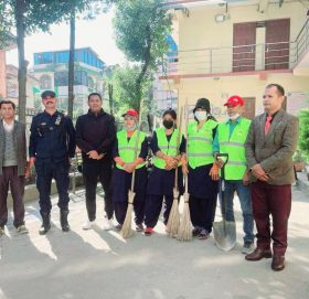 गोकर्णेश्वर न.पा- ५ मा टोल गल्ली सरसफाइ गर्ने कर्मचारी नियुक्त