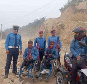 साहसी २ युवा, काठमाडौं जोरपाटी देखि पोखरा सम्म व्हीलचियर यात्रा