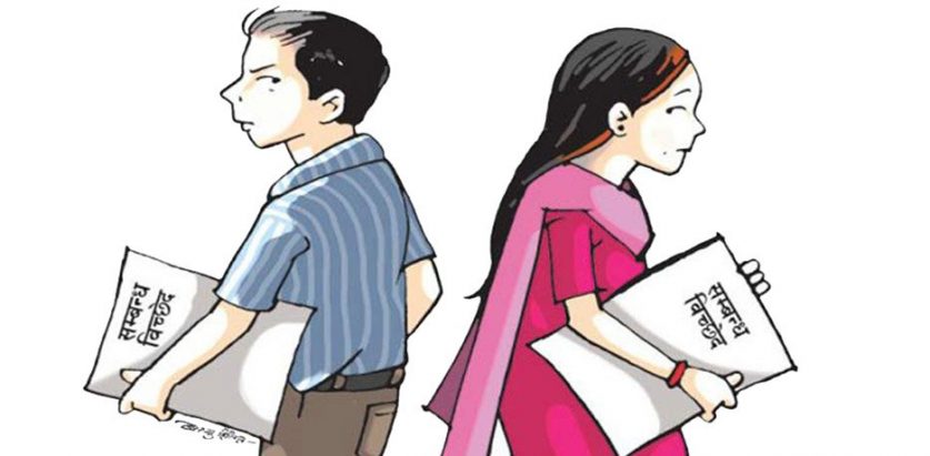 औंलाले गन्न सकिने सम्बन्ध विच्छेदको मुद्दा अहिले अदालतमा ओइरो, वर्षमा झण्डै ४० हजार