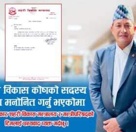 मेयर दिपक रिसाल नगर विकास कोषको सदस्यमा मनोनित, मन्त्रिपरिषद्को निर्णय